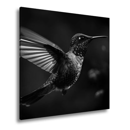 Leinwandbild Smaragdglanz im Flug – ein Kolibri wie aus Licht gewebt - deyoli