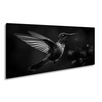 Leinwandbild Smaragdglanz im Flug – ein Kolibri wie aus Licht gewebt - deyoli