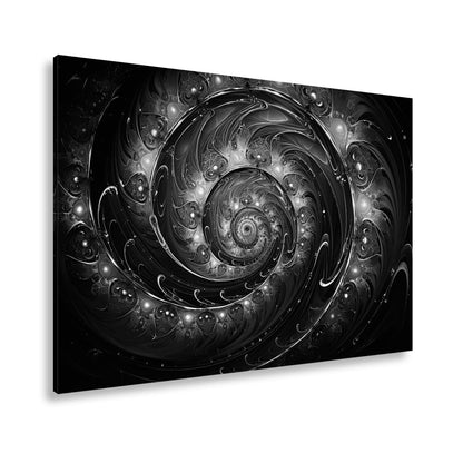 Leinwandbild Spirale XXL – Gold - türkis voller kosmischer Energie - deyoli