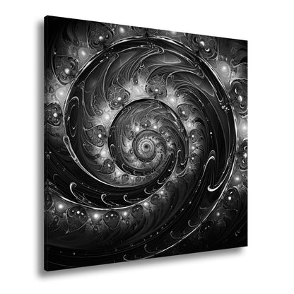 Leinwandbild Spirale XXL – Gold - türkis voller kosmischer Energie - deyoli