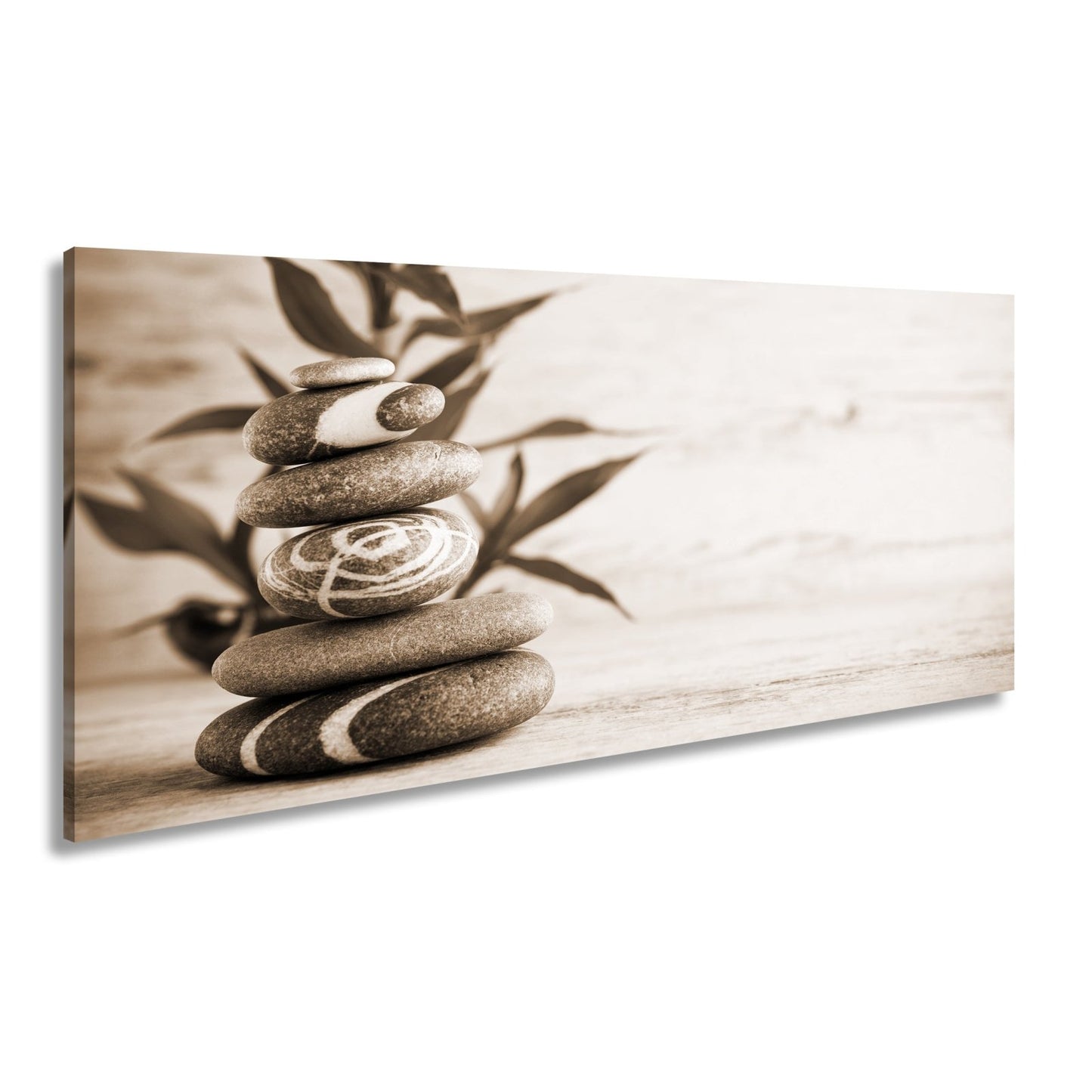Leinwandbild Stein für Stein – Zen in vollendeter Balance. - deyoli