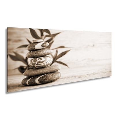 Leinwandbild Stein für Stein – Zen in vollendeter Balance. - deyoli