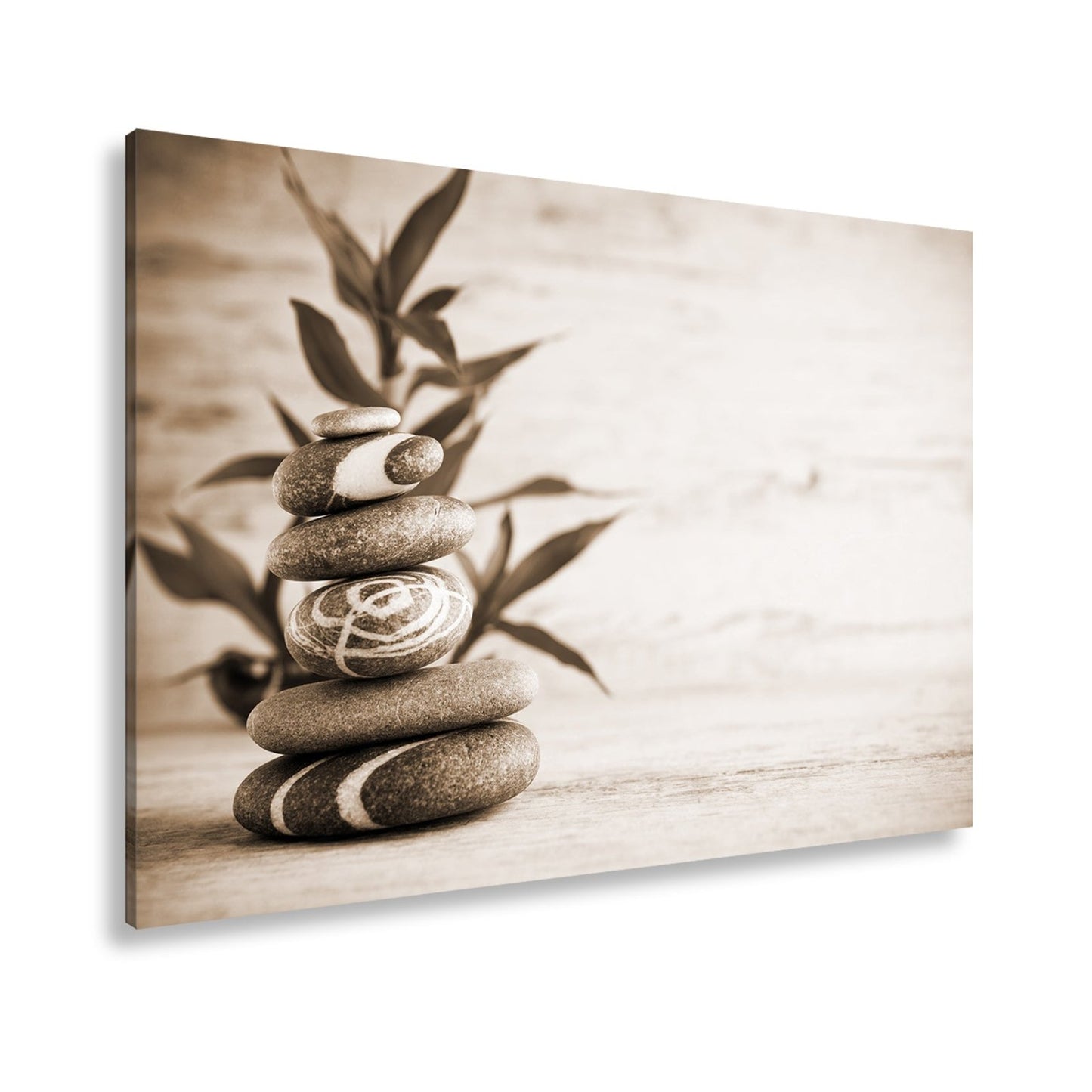 Leinwandbild Stein für Stein – Zen in vollendeter Balance. - deyoli
