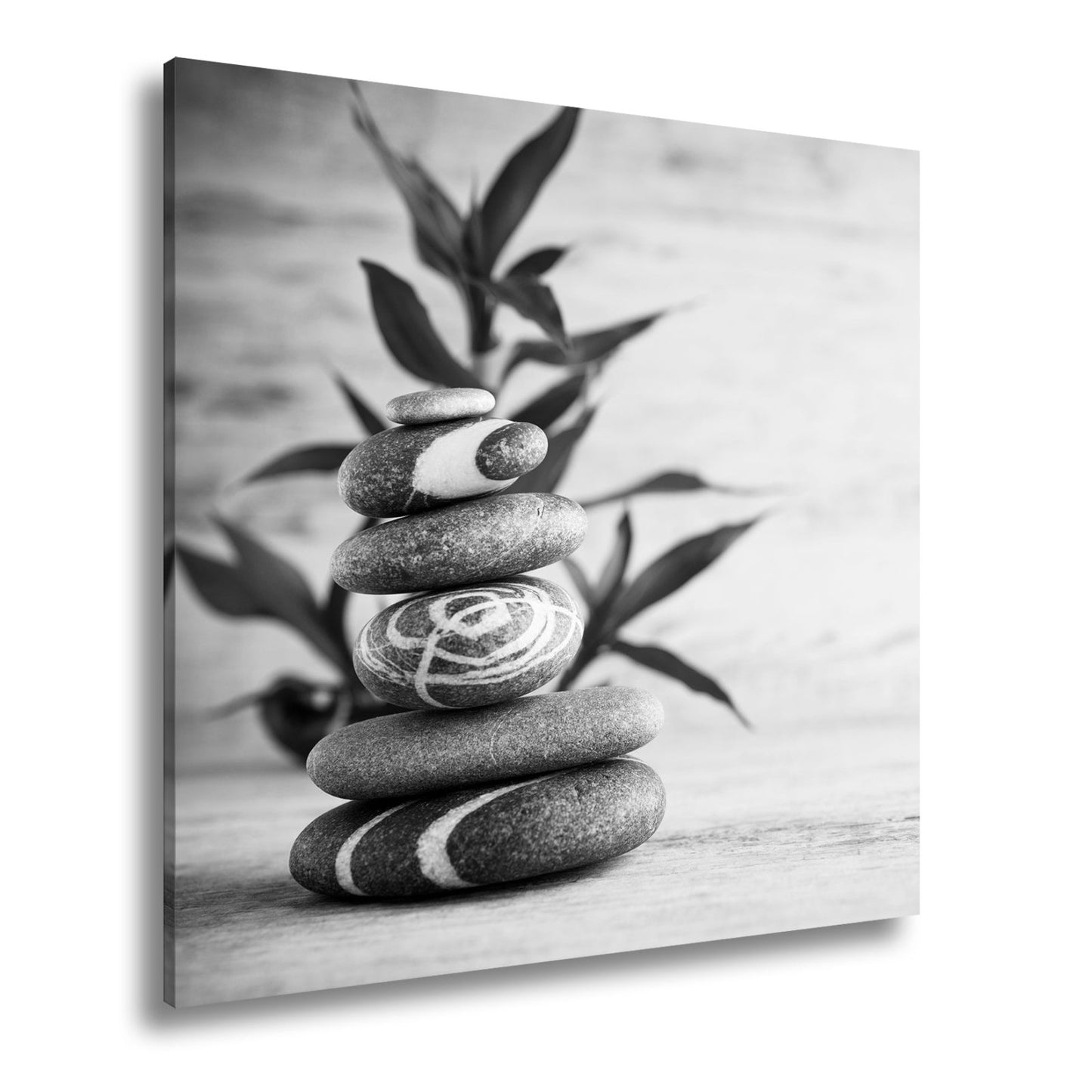 Leinwandbild Stein für Stein – Zen in vollendeter Balance. - deyoli