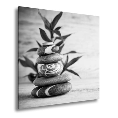 Leinwandbild Stein für Stein – Zen in vollendeter Balance. - deyoli