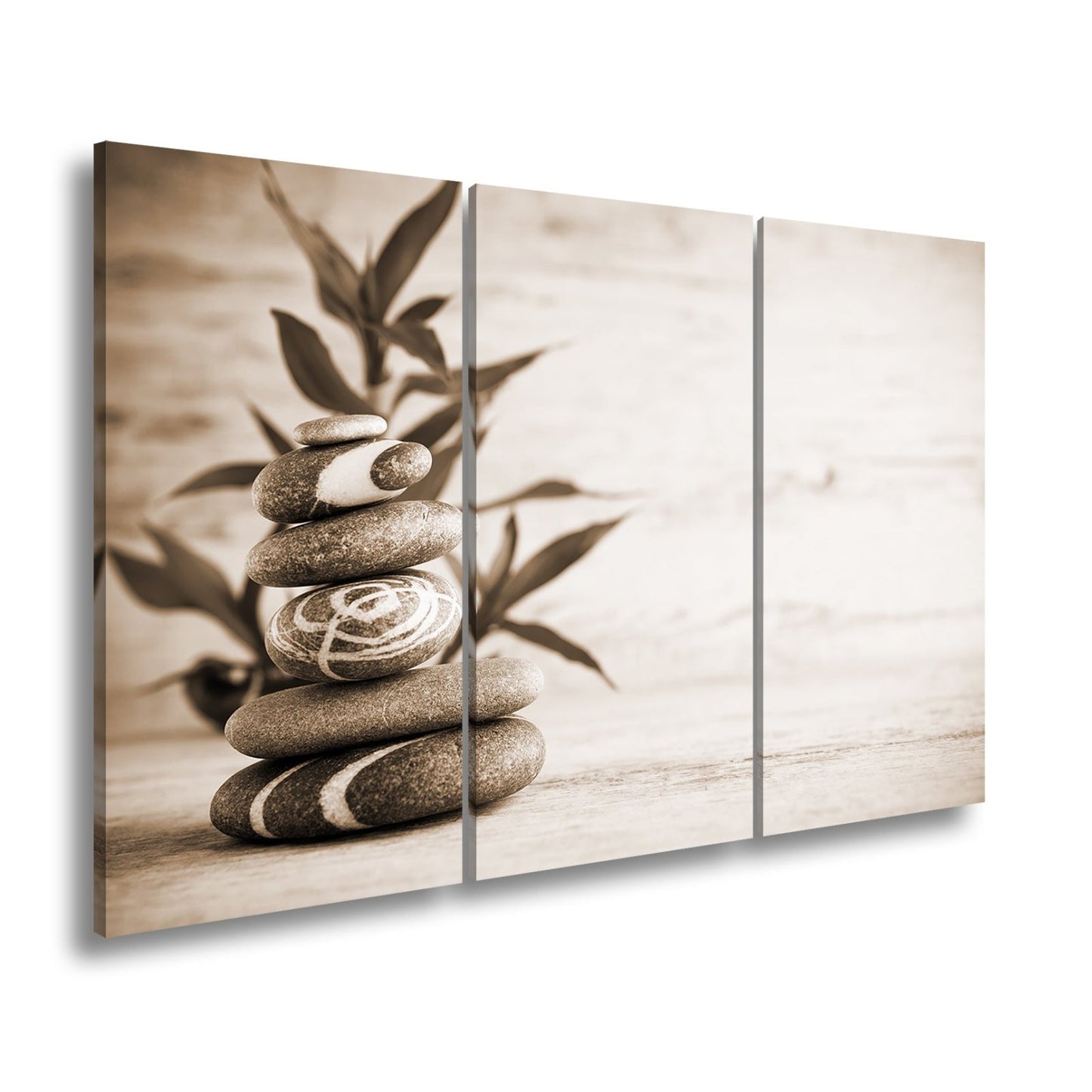 Leinwandbild Stein für Stein – Zen in vollendeter Balance. - deyoli
