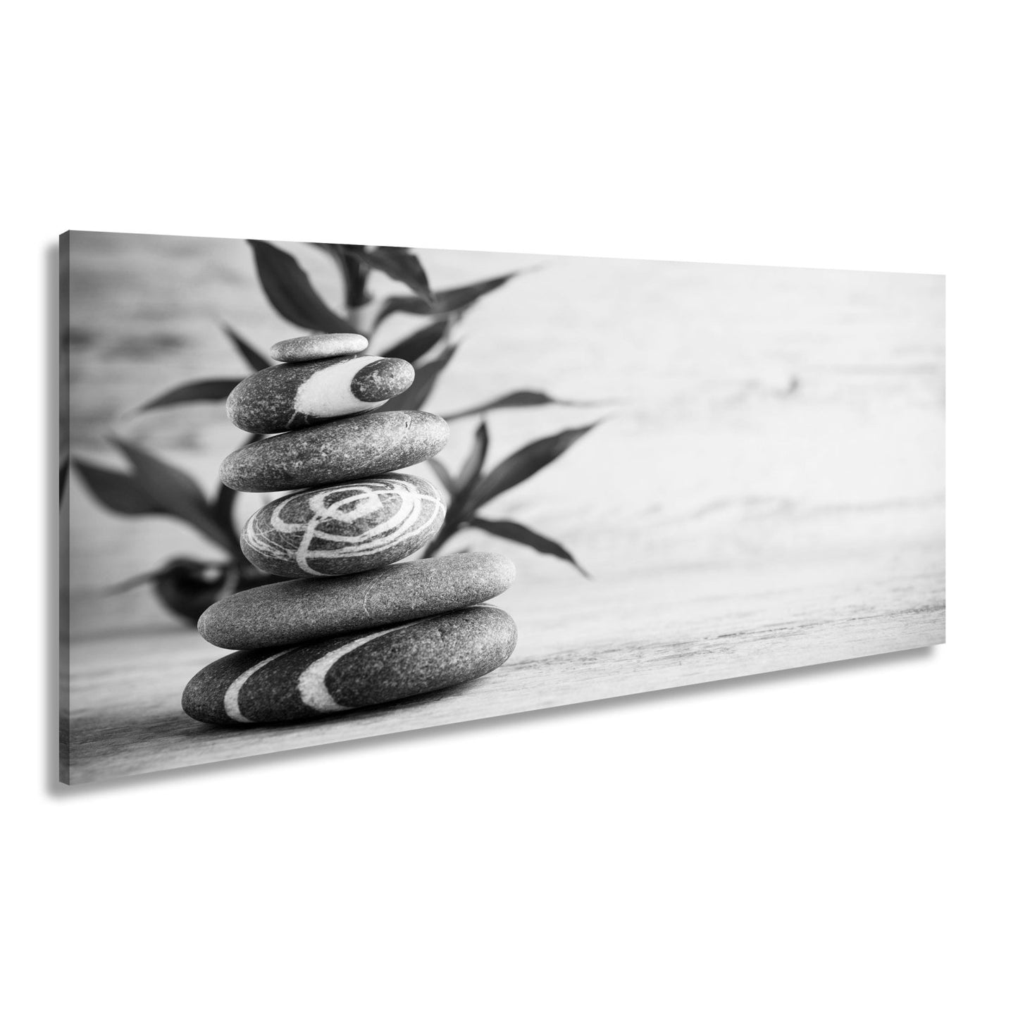 Leinwandbild Stein für Stein – Zen in vollendeter Balance. - deyoli