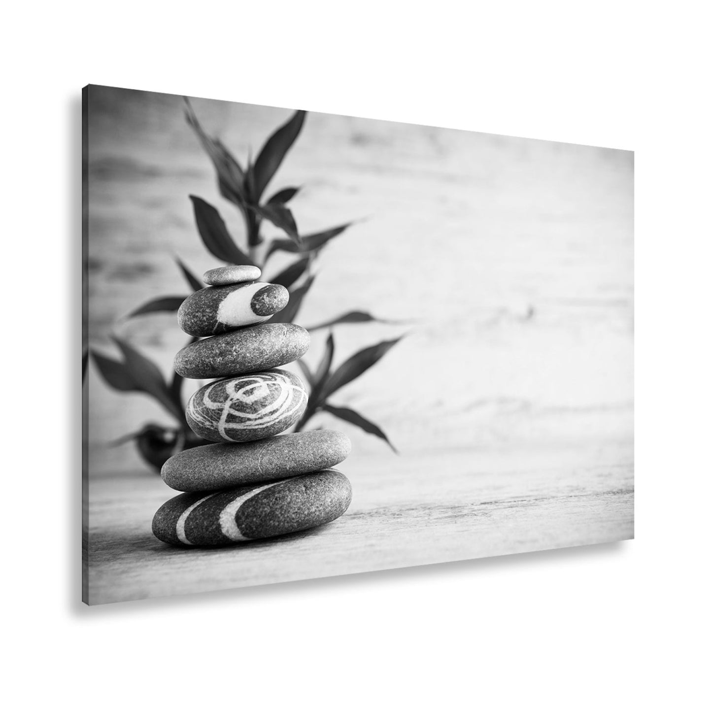 Leinwandbild Stein für Stein – Zen in vollendeter Balance. - deyoli