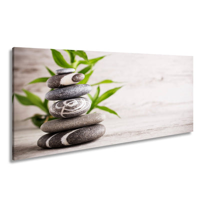 Leinwandbild Stein für Stein – Zen in vollendeter Balance. - deyoli