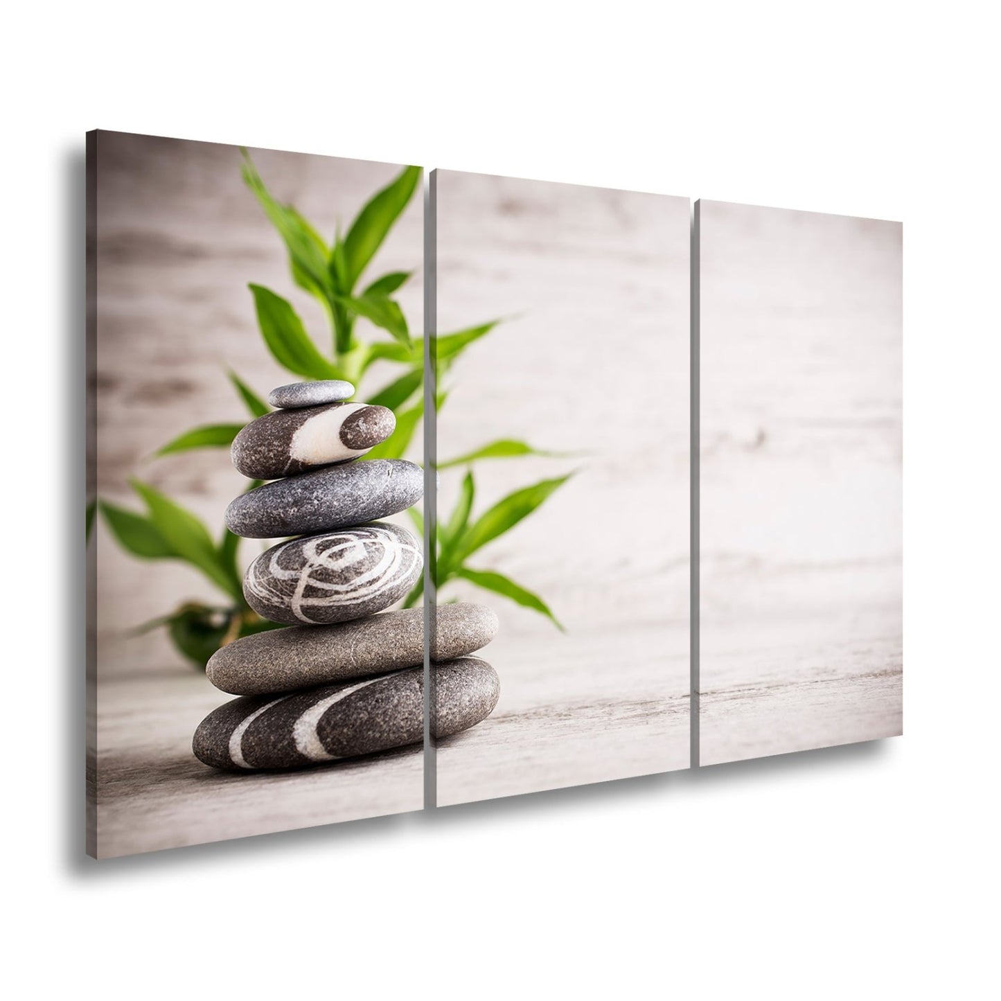 Leinwandbild Stein für Stein – Zen in vollendeter Balance. - deyoli