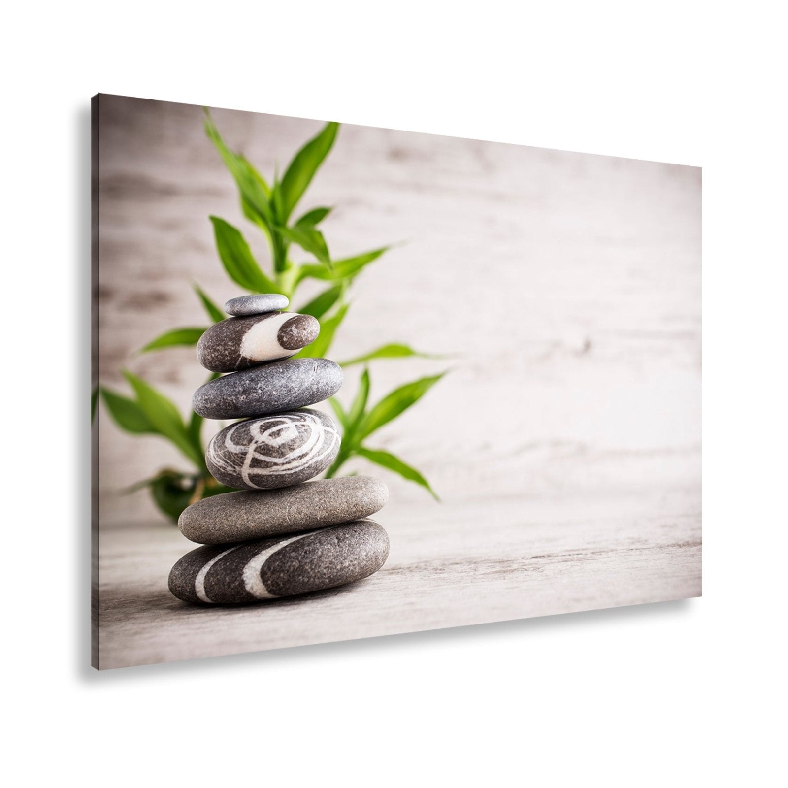 Leinwandbild Stein für Stein – Zen in vollendeter Balance. - deyoli