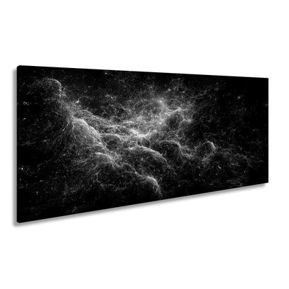 Leinwandbild Sternenwirbel im kosmischen Tanz XXL – Universum Wandbild - deyoli