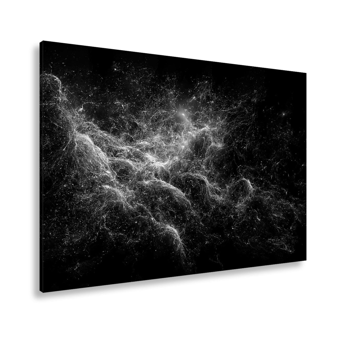 Leinwandbild Sternenwirbel im kosmischen Tanz XXL – Universum Wandbild - deyoli