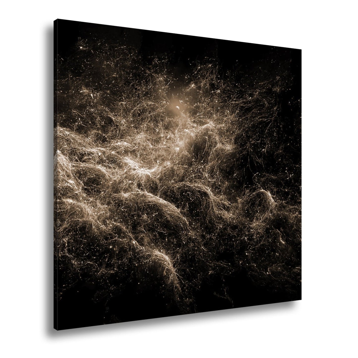 Leinwandbild Sternenwirbel im kosmischen Tanz XXL – Universum Wandbild - deyoli