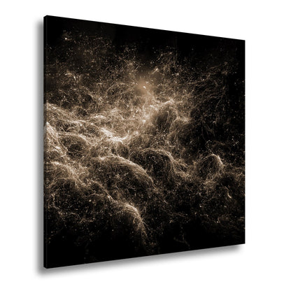 Leinwandbild Sternenwirbel im kosmischen Tanz XXL – Universum Wandbild - deyoli