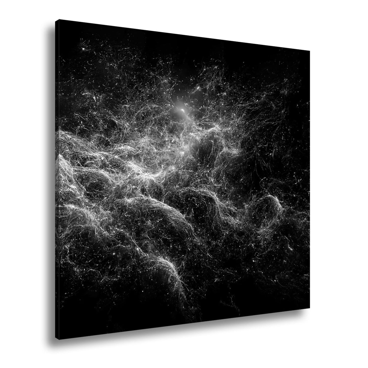 Leinwandbild Sternenwirbel im kosmischen Tanz XXL – Universum Wandbild - deyoli