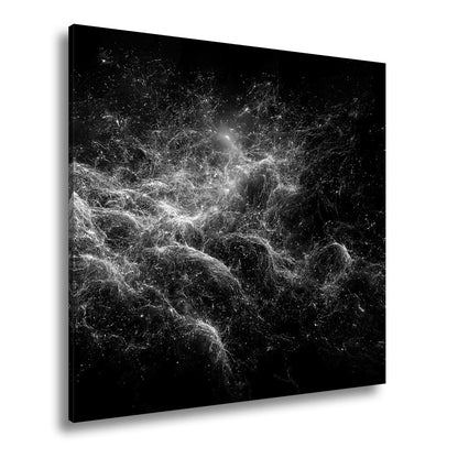 Leinwandbild Sternenwirbel im kosmischen Tanz XXL – Universum Wandbild - deyoli