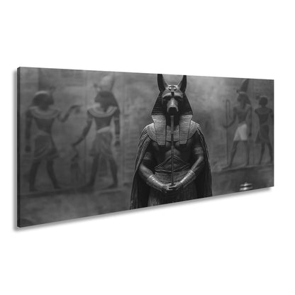 Leinwandbild Wächter der Unterwelt – Anubis in göttlicher Erhabenheit. - deyoli