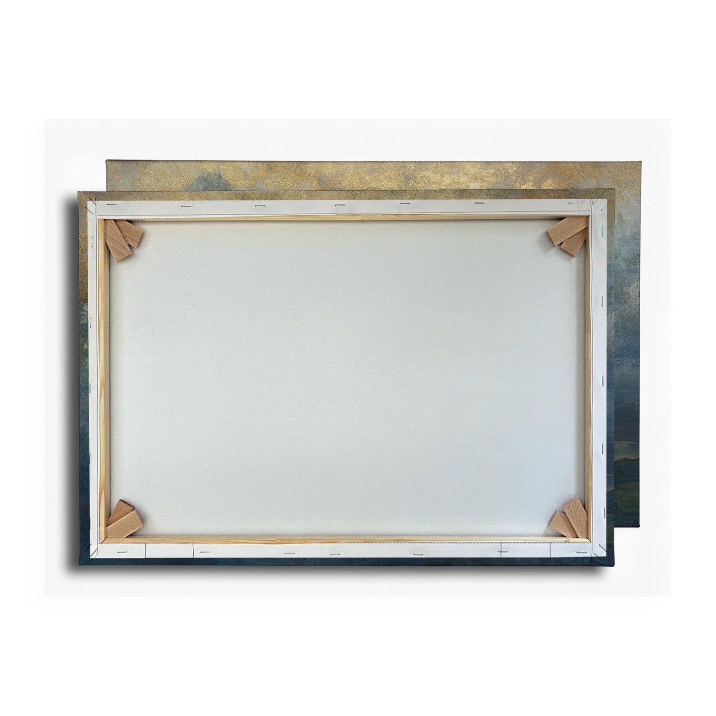 Leinwandbild Weiße Lotusblüte – Zen Meditation Blumen XXL Premium Canvas - deyoli