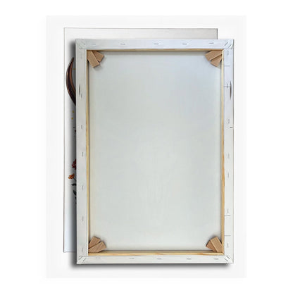 Leinwandbild Western - Szene mit Büffelschädel und Wüstenlandschaft - deyoli