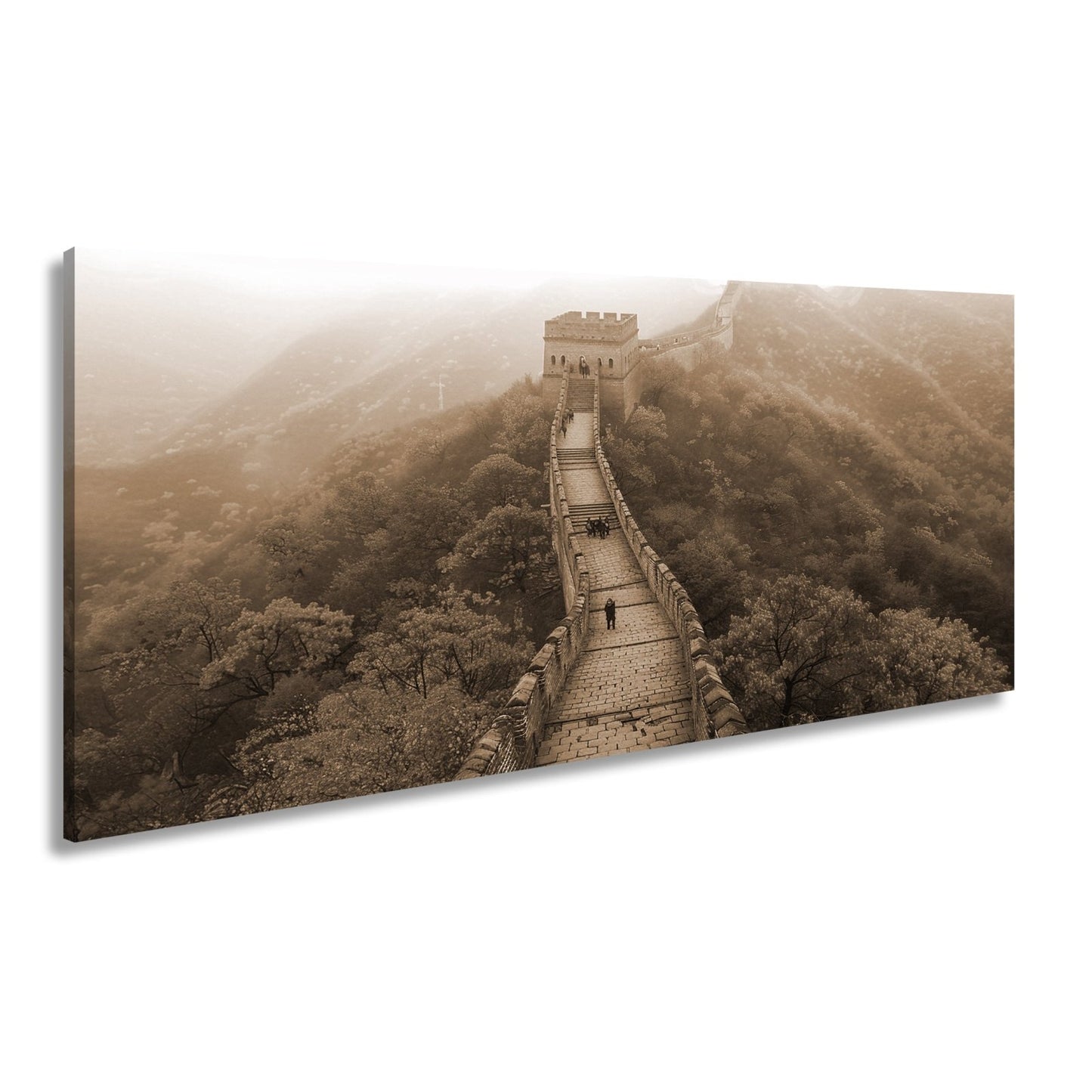 Leinwandbild XXL Chinesische Mauer Herbst – China - deyoli
