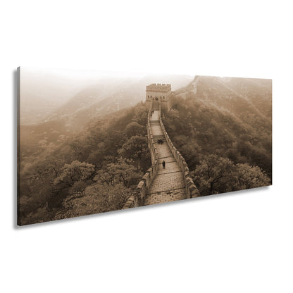 Leinwandbild XXL Chinesische Mauer Herbst – China - deyoli