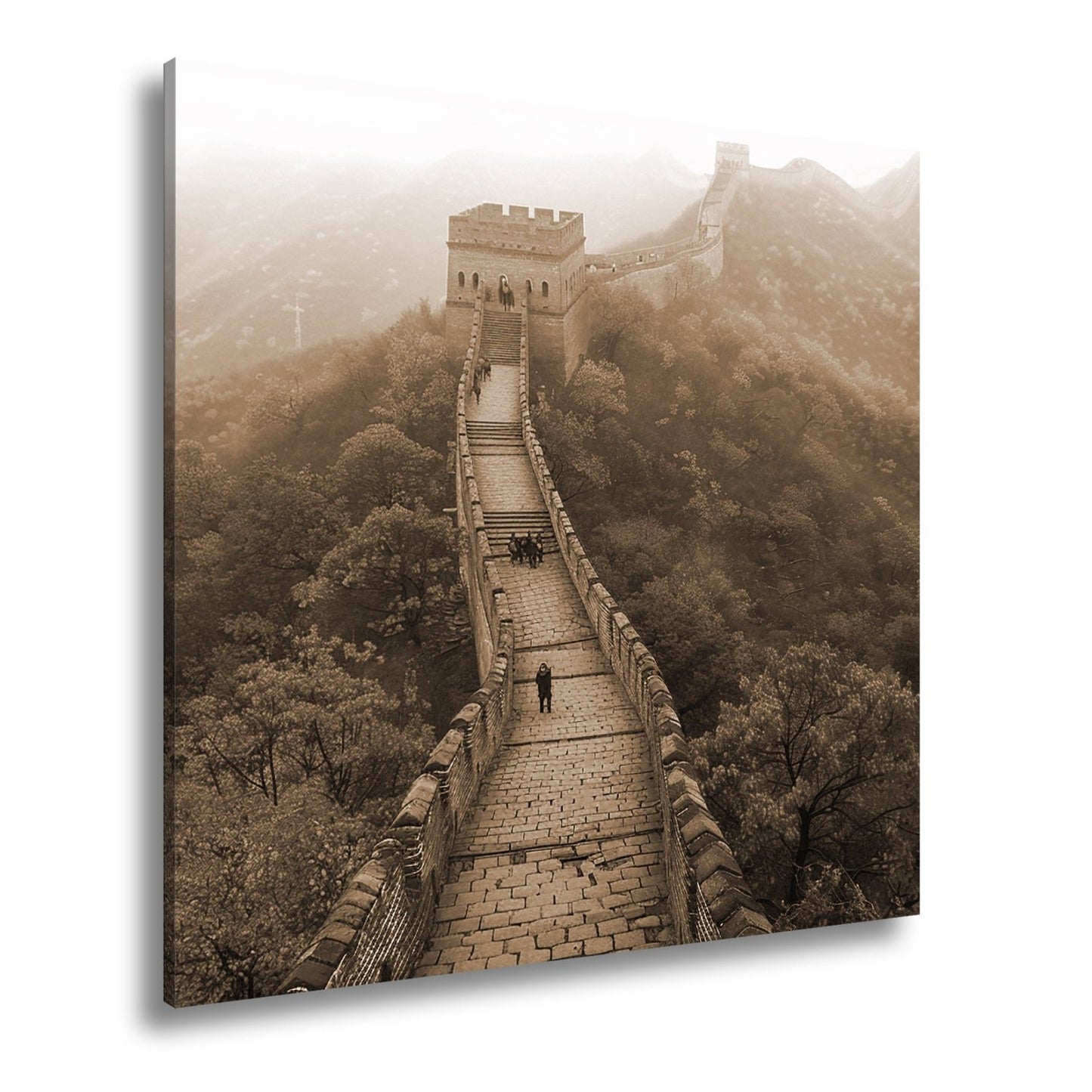 Leinwandbild XXL Chinesische Mauer Herbst – China - deyoli