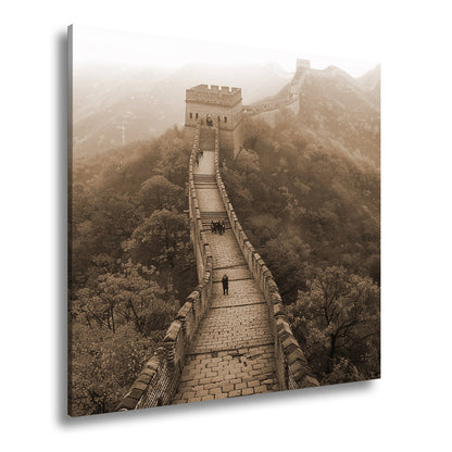 Leinwandbild XXL Chinesische Mauer Herbst – China - deyoli