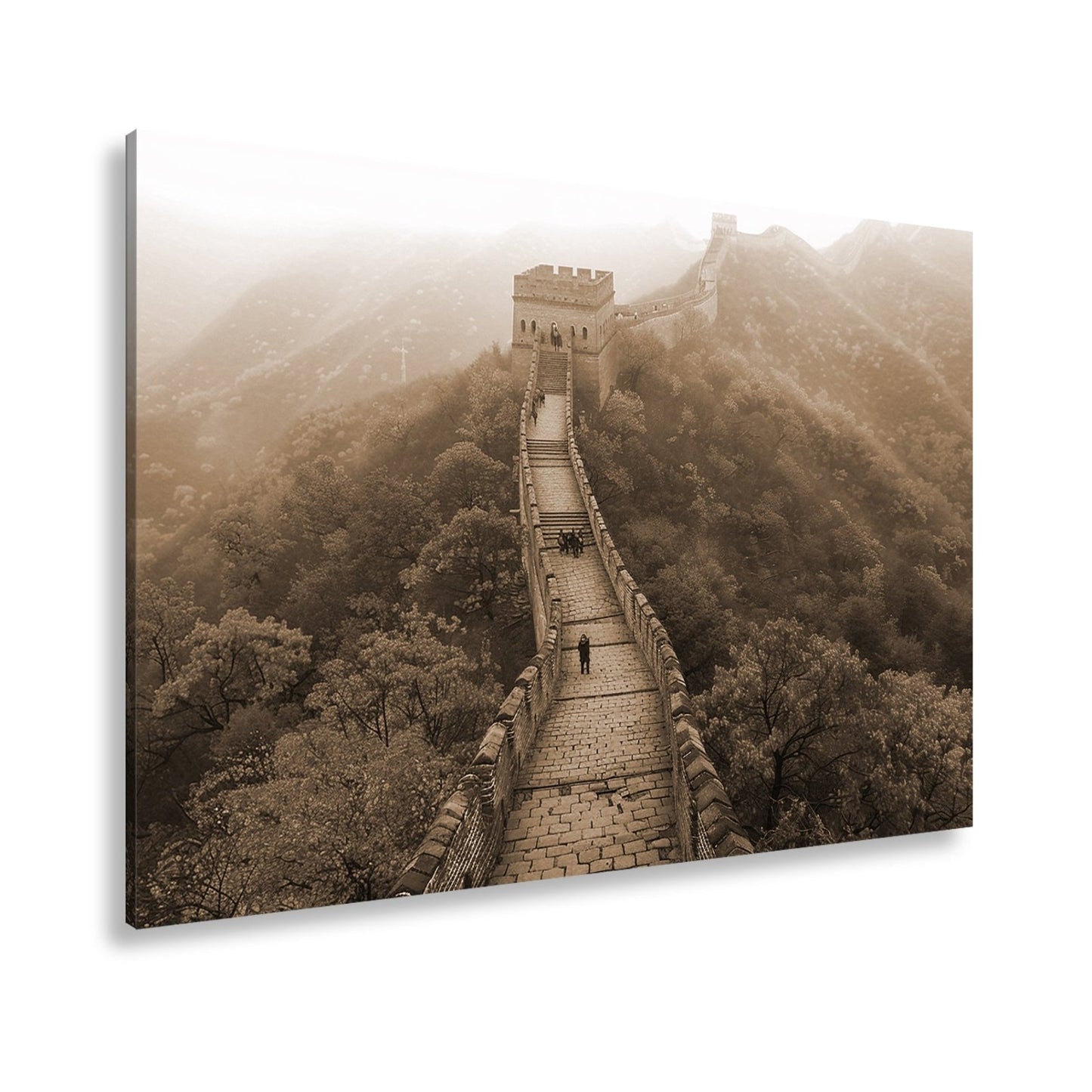 Leinwandbild XXL Chinesische Mauer Herbst – China - deyoli