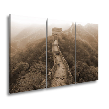 Leinwandbild XXL Chinesische Mauer Herbst – China - deyoli