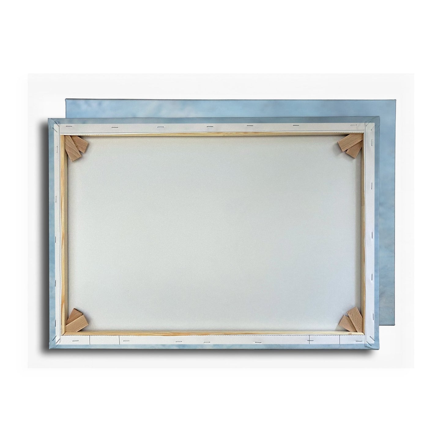 Leinwandbild XXL Fuchs – Schlafender Fuchs im Winterflaum - deyoli