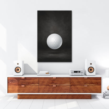 Leinwandbild XXL Golfball – Minimalistisch Modern - deyoli