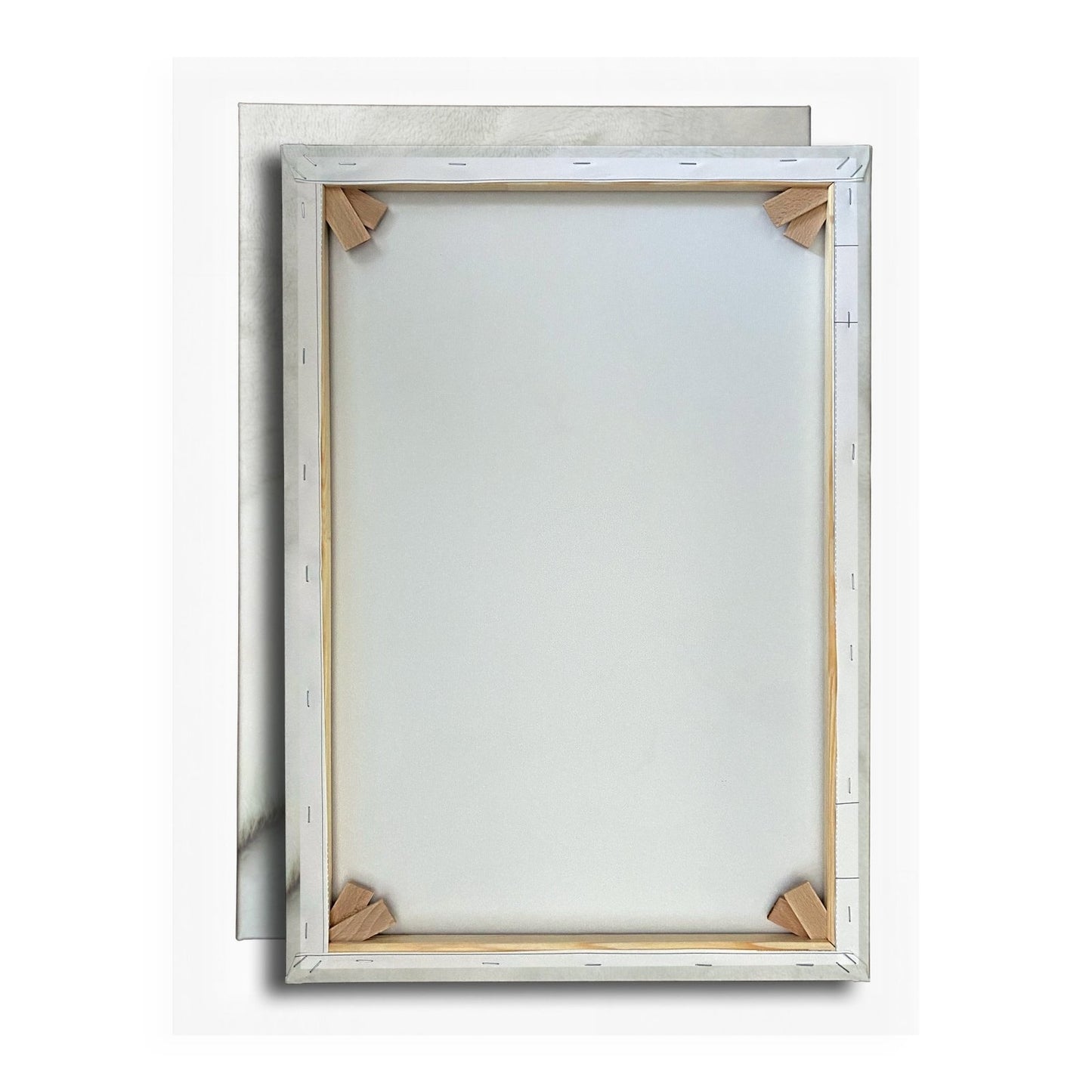 Leinwandbild XXL Katze – Katzenruhe mit Wecker - deyoli