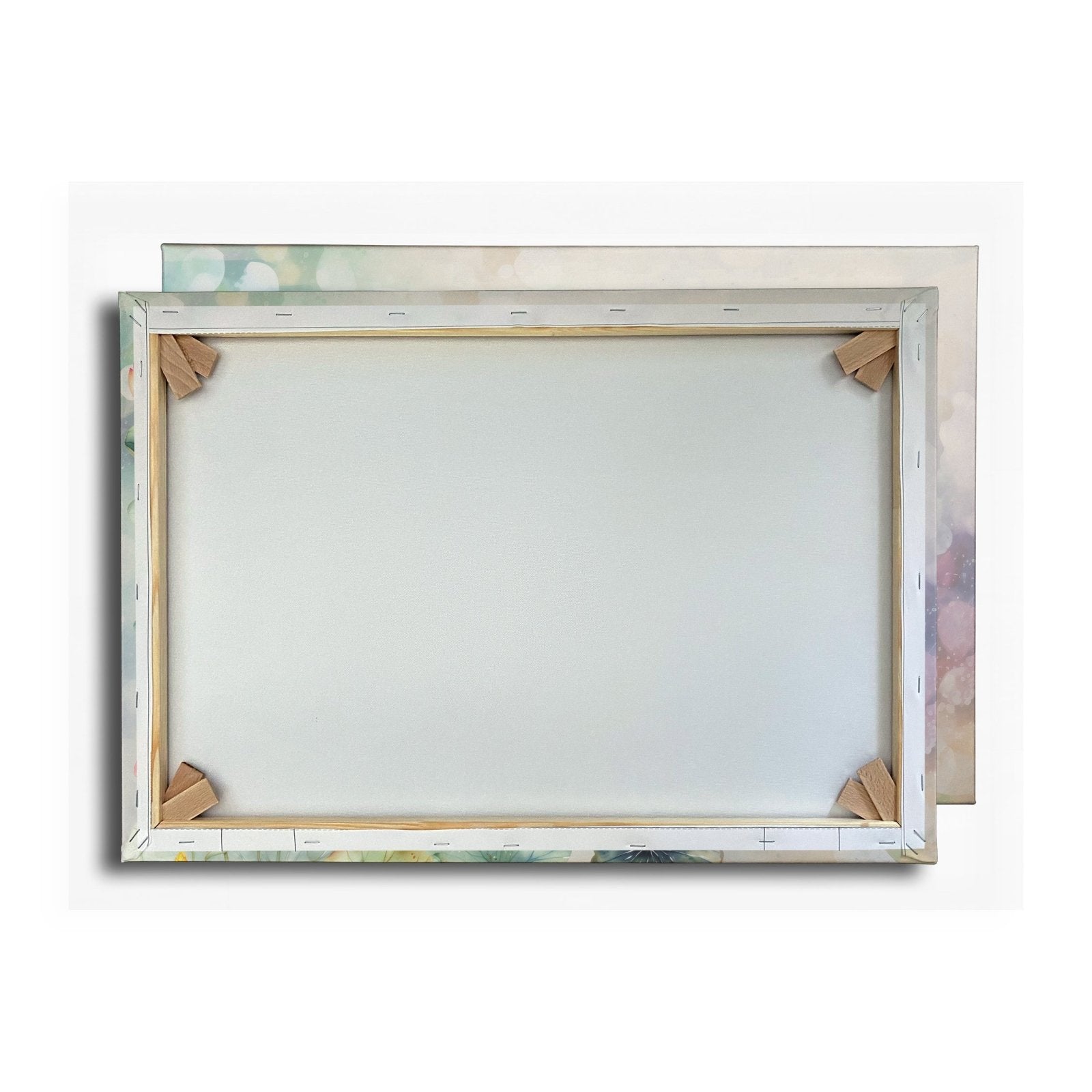Leinwandbild XXL Lotusblüten Aquarell – Zart Verträumt - deyoli