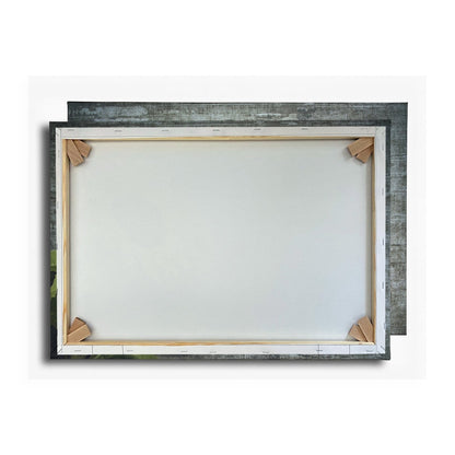 Leinwandbild XXL Sonnenblume Holz – Vintage Landhaus - deyoli