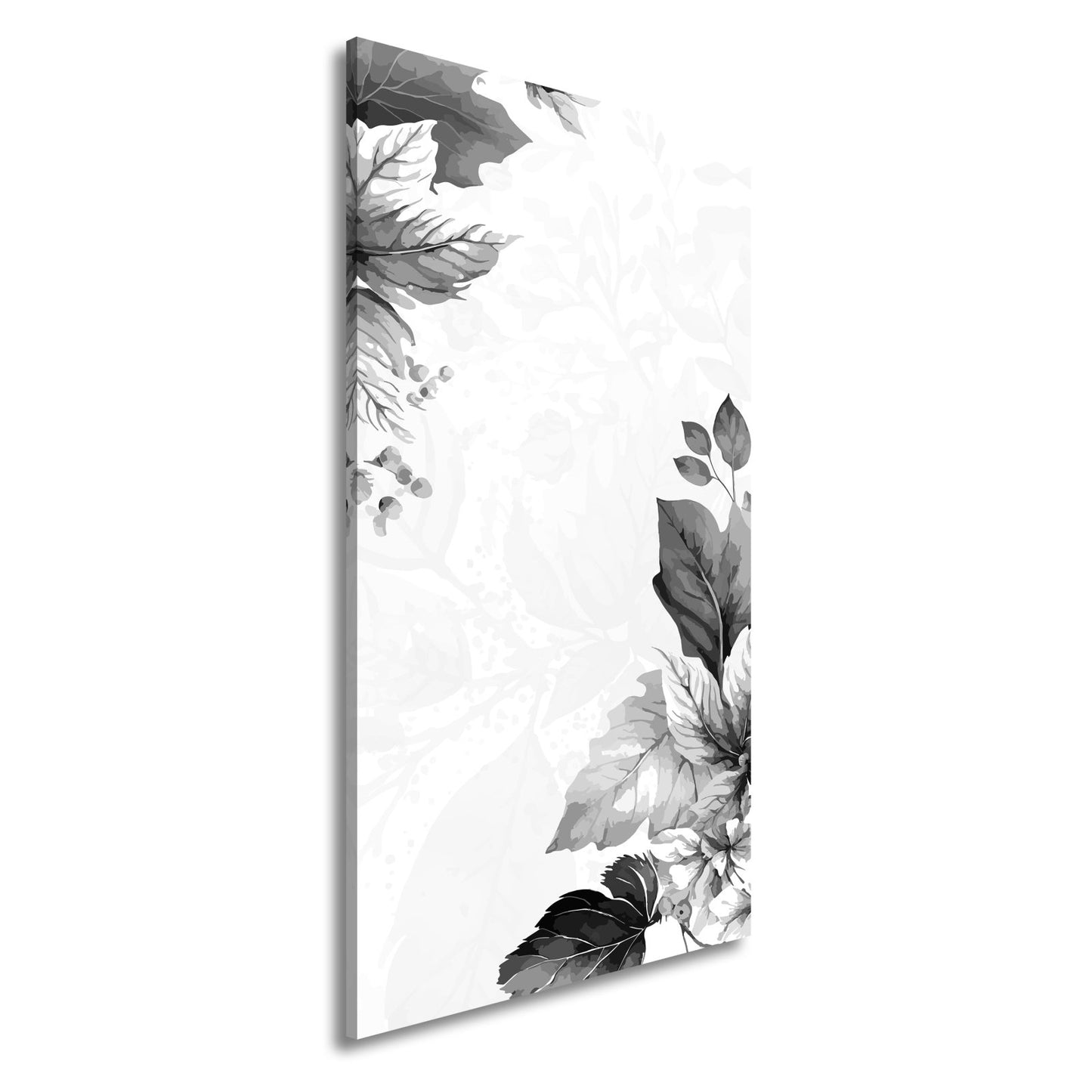 Leinwandbild Zarte florale Aquarelle in sanftem Rosa und Creme - deyoli