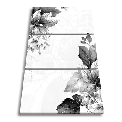 Leinwandbild Zarte florale Aquarelle in sanftem Rosa und Creme - deyoli