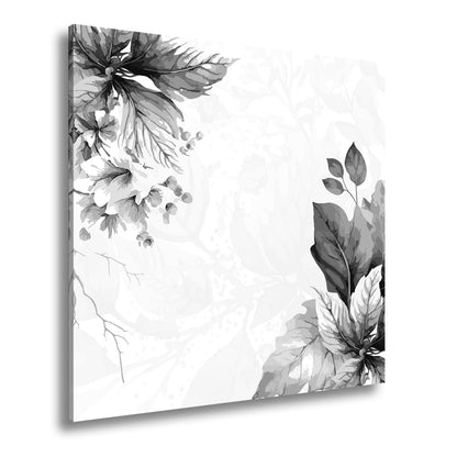 Leinwandbild Zarte florale Aquarelle in sanftem Rosa und Creme - deyoli
