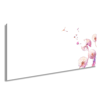 Leinwandbild Zarte Pusteblumen tanzen im Hauch der Aquarellträume. - deyoli