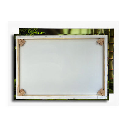 Leinwandbild Zen - Magie – Steine und Bambus in perfekter Harmonie. - deyoli