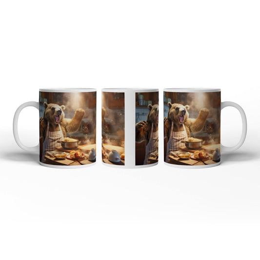 Motivtasse Bärenstarker Koch – Chaos trifft Kulinarik mit Brüllfaktor. - deyoli