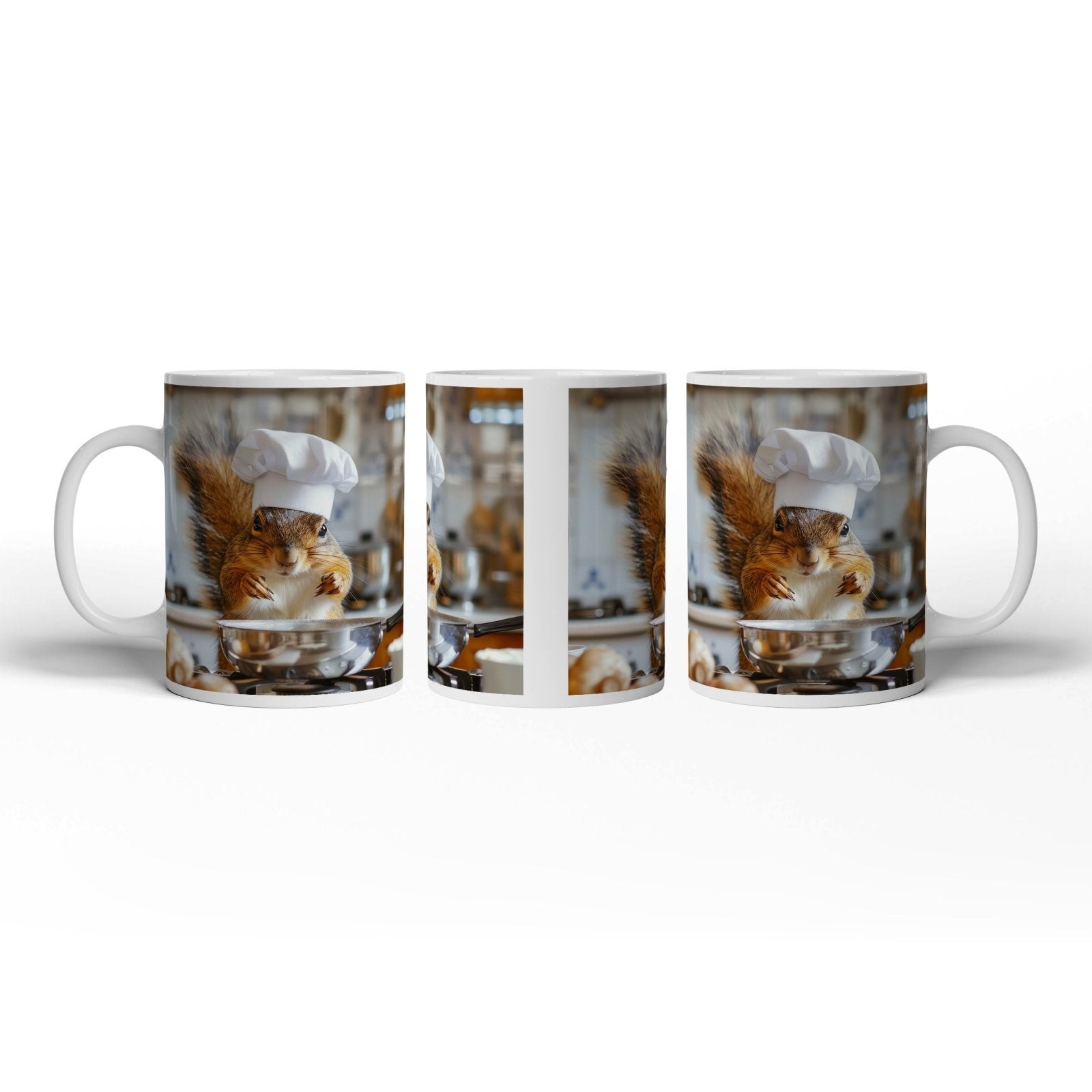 Motivtasse Chefkoch Eichhörnchen – klein, flink und voller Geschmack. - deyoli
