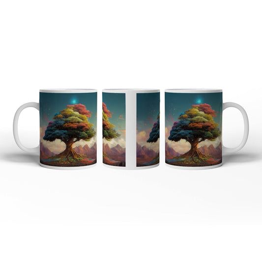 Motivtasse Der Baum der Farben – ein Märchen aus Licht und Leben. - deyoli