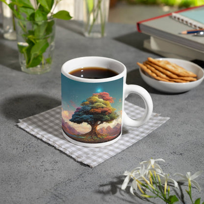 Motivtasse Der Baum der Farben – ein Märchen aus Licht und Leben. - deyoli