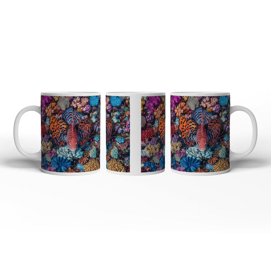 Motivtasse Ein Korallenmeer in Farbenrausch und Formenpracht. - deyoli