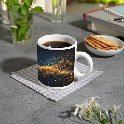 Motivtasse Ein Tanz aus Licht und Glanz im dunklen Kosmos. - deyoli