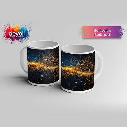 Motivtasse Ein Tanz aus Licht und Glanz im dunklen Kosmos. - deyoli