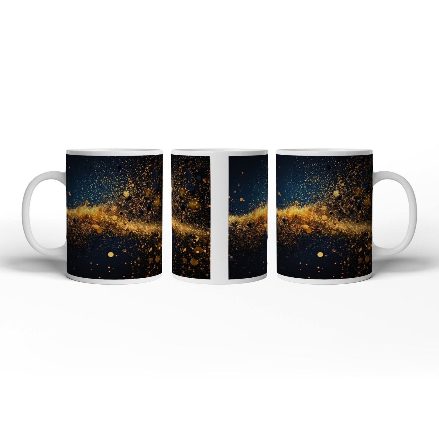 Motivtasse Ein Tanz aus Licht und Glanz im dunklen Kosmos. - deyoli