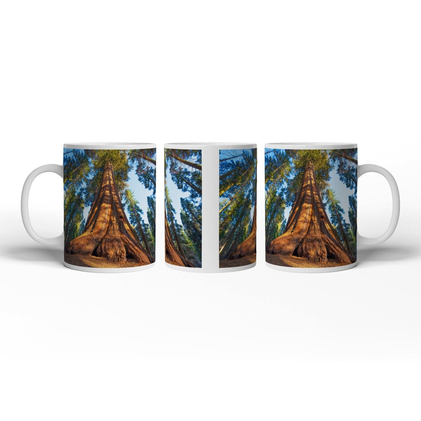 Motivtasse Ein Waldgigant im Lichtspiel des Morgens. - deyoli