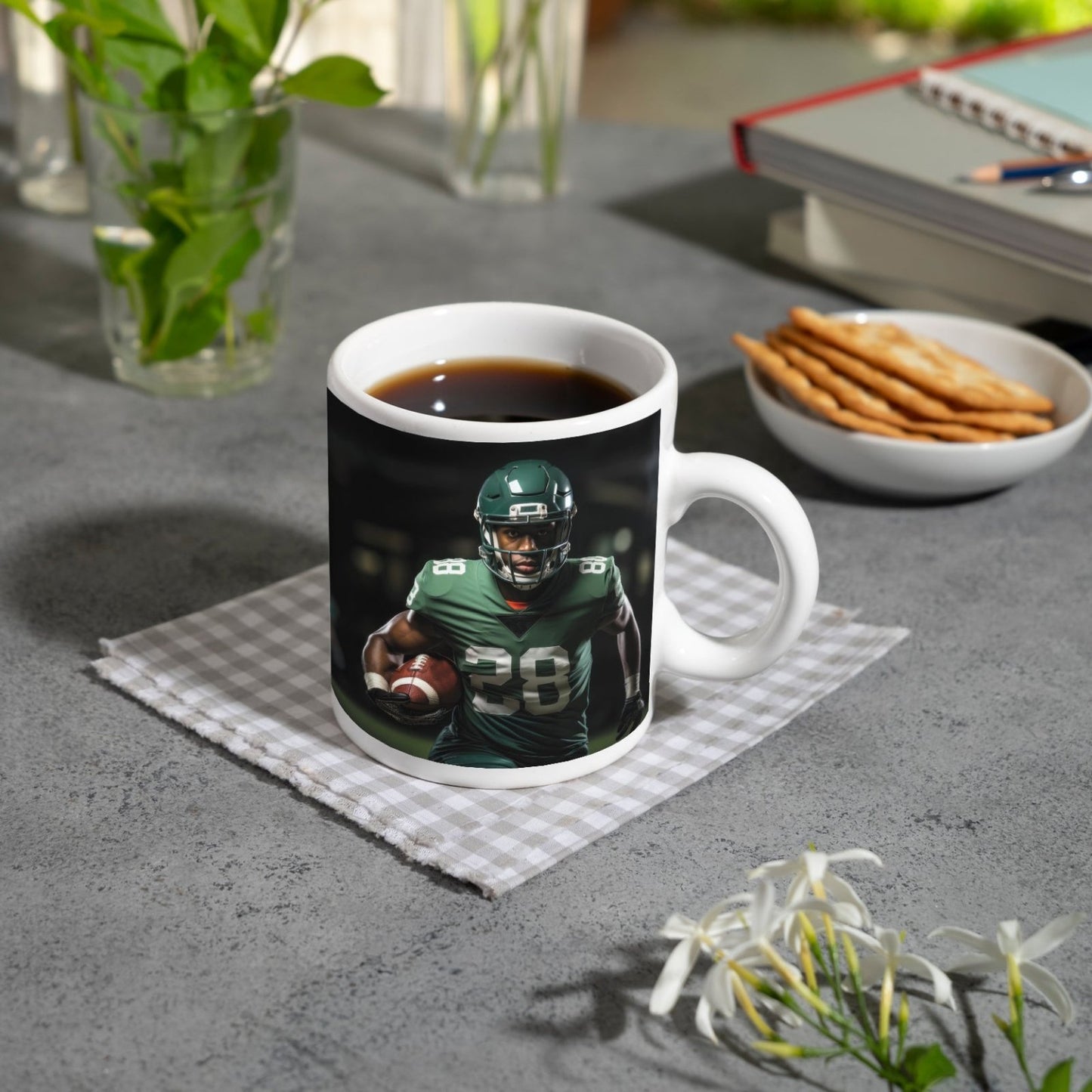 Motivtasse Entschlossen zum Ziel – voller Fokus, voller Kraft. - deyoli